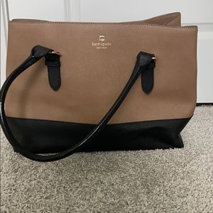 Kate Spade Black and Brown Work Bag